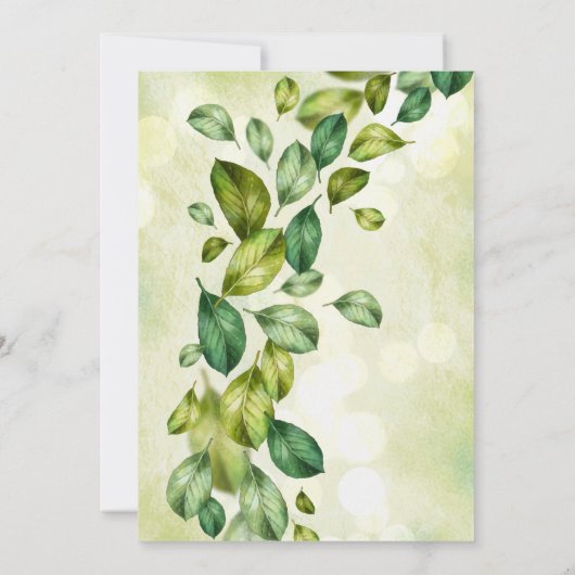 Einladung Postkarte 5" x 7" (Rückseite)