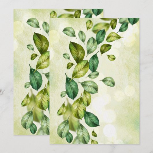 Einladung Postkarte 5" x 7" (Vorne/Hinten)