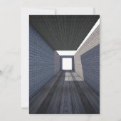 Einladung Postkarte 5" x 7" (Rückseite)