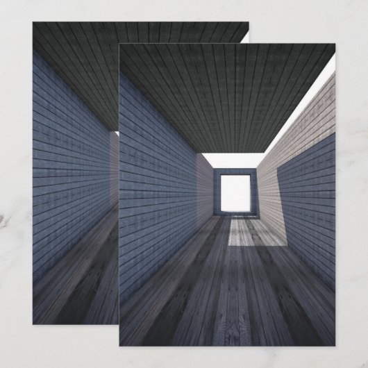 Einladung Postkarte 5" x 7" (Vorne/Hinten)