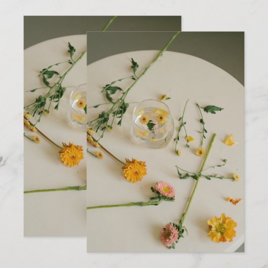 Einladung Postkarte 5" x 7" (Vorne/Hinten)