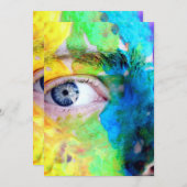 Einladung Postkarte 5" x 7" (Vorne/Hinten)