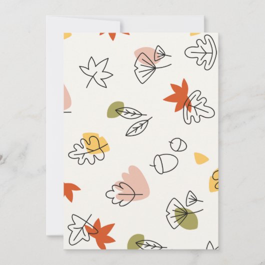 Einladung Postkarte 5" x 7" (Vorderseite)