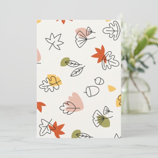 Einladung Postkarte 5" x 7" (Stehend Vorderseite)