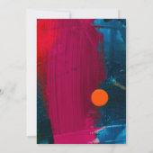 Einladung Postkarte 5" x 7" (Rückseite)