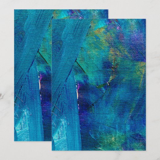 Einladung Postkarte 5" x 7" (Vorne/Hinten)