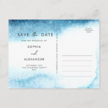 Einladung Postkarte Save the Date.