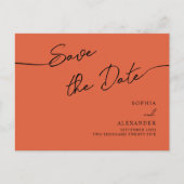 Einladung Postkarte Save the Date. (Vorderseite)