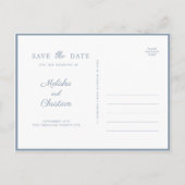 Einladung Postkarte Save the Date. (Rückseite)