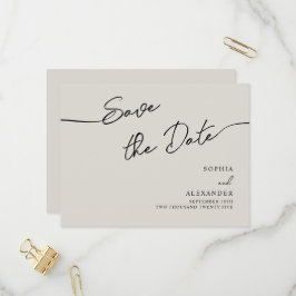 Einladung Postkarte Save the Date.