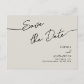 Einladung Postkarte Save the Date. (Vorderseite)