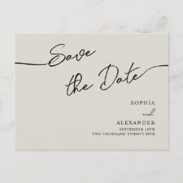 Einladung Postkarte Save the Date.