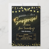 Einladung QRcode F für die schwarze und goldene Üb (Vorderseite)