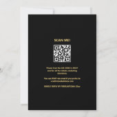 Einladung QRcode F für die schwarze und goldene Üb (Rückseite)