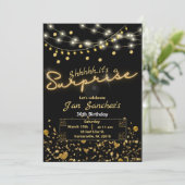 Einladung QRcode F für die schwarze und goldene Üb (Stehend Vorderseite)