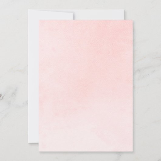 Einladung Quinceañera Pink Para Editar Español (Rückseite)