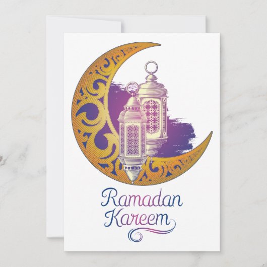 Einladung Ramadans ZusatzRamadan (Vorderseite)
