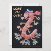 Einladung - Rollapilla für Kinder (Vorderseite)