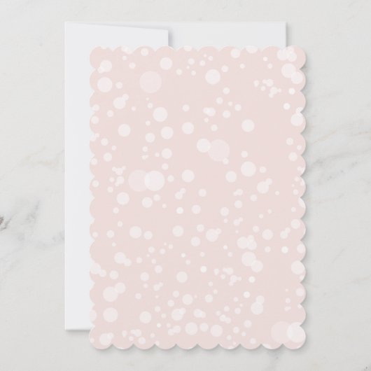 Einladung Rosé ganztägig Junggeselinnen-Abschied (Rückseite)