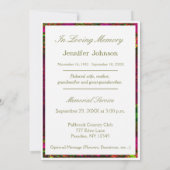 Einladung | Rose Herz (Rückseite)