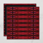 Einladung Rote Lila Abstrakte Imitate Seide auf sc (Vorne/Hinten)