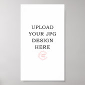 Einladung, Route, Karte gedruckt 4x7 Digitale Date Poster (Vorne)