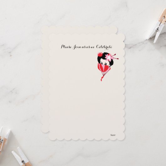 Einladung: Ruhestand Einladung (Vorderseite/Rückseite Beispiel)