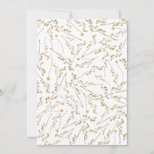 Einladung rustikaler Geschlechter, er oder sie (Rückseite)