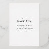 Einladung rustikaler Tropischer Brautparty (Rückseite)