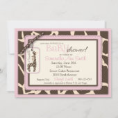 Einladung Safari Girl Card 2 (Rückseite)