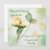 Einladung Save the Date (Vorne/Hinten)