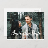 Einladung Save the Date Fotokarte (Vorne/Hinten)