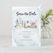 Einladung Save the Date New York (Stehend Vorderseite)
