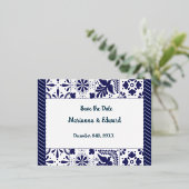 Einladung Save the Date Postkarte (Stehend vorne)