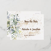 Einladung Save the Date Postkarte (Vorderseite/Rückseite)