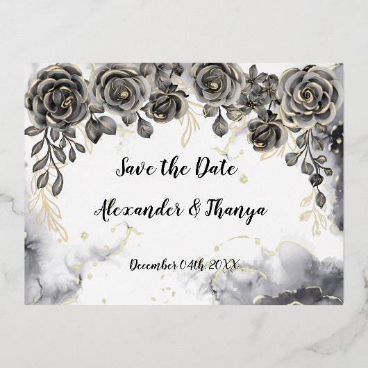 Einladung Save the Date Postkarte (Vorderseite)