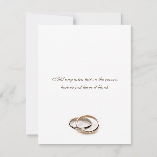 Einladung Save the Date Ringe (Rückseite)