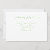 Einladung Save the Date Tree (Rückseite)