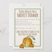 Einladung: Segen zur Kürbisernte Einladung (Rückseite)
