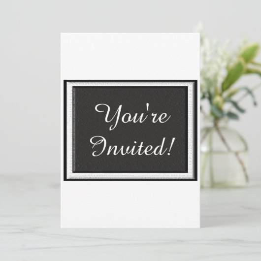 Einladung - Sie sind eingeladen (Stehend Vorderseite)