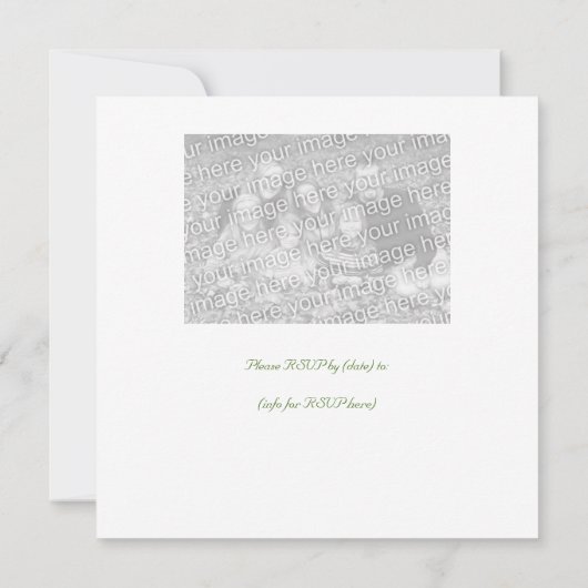 Einladung "Sie sind eingeladen" Tulip Square (Rückseite)