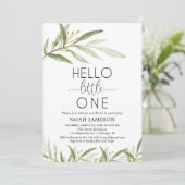 Einladung Sip and See, Moderne Treffen und Begrüßu (Stehend Vorderseite)