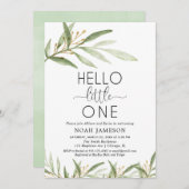 Einladung Sip and See, Moderne Treffen und Begrüßu (Vorne/Hinten)