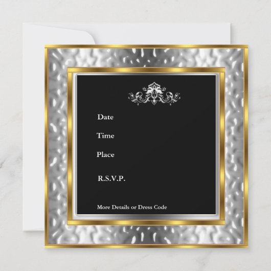 Einladung Skull Geburtstagsparty (Rückseite)