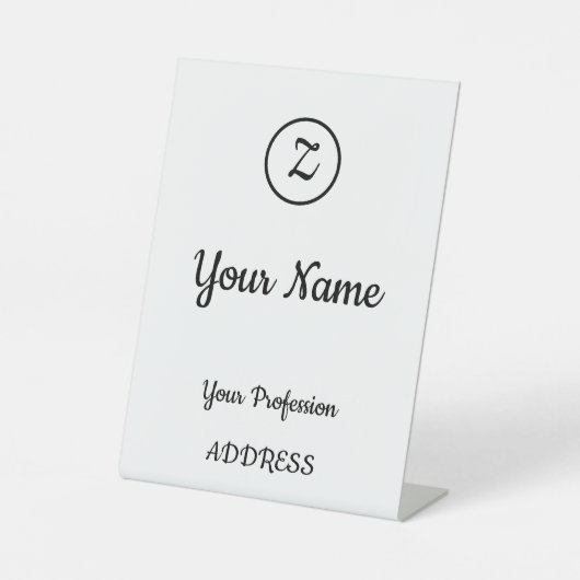 Einladung Sockelschild (Vorderseite)