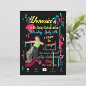 Einladung sozialer Medien (Stehend Vorderseite)