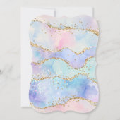 Einladung spanischer Bestätigungsmädchen (Rückseite)