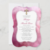 Einladung spanischer Taufmädchen (Vorderseite)