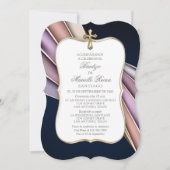 Einladung spanischer Taufmädchen (Vorderseite)