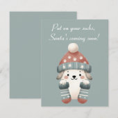 Einladung Spaß Weihnachts-Grußkarte (Vorne/Hinten)